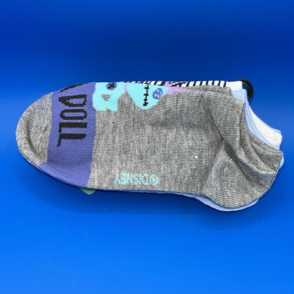 5pk Disney Lilo & Stitch No Show Socks Shoe Size 4-10 NWT - Picture 3 of 7